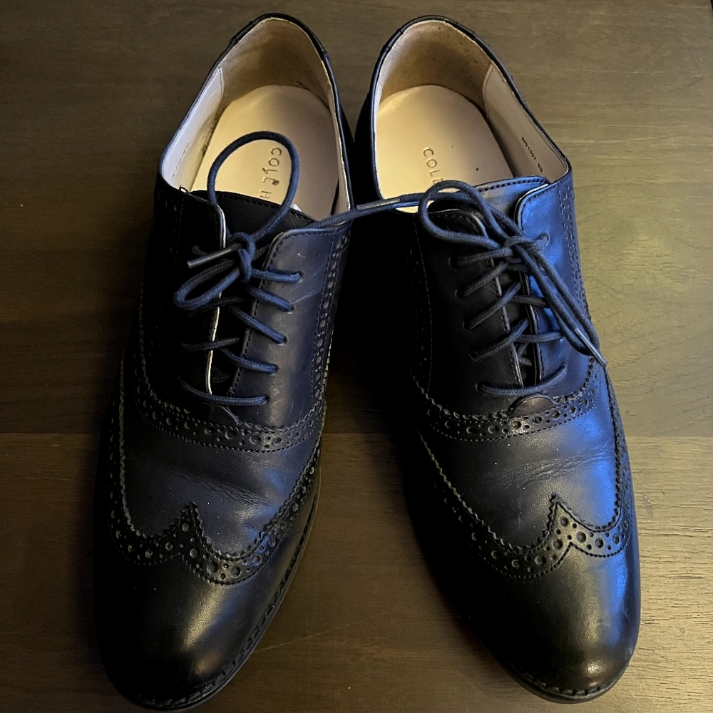 Black + Blue Cole Haan Oxfords